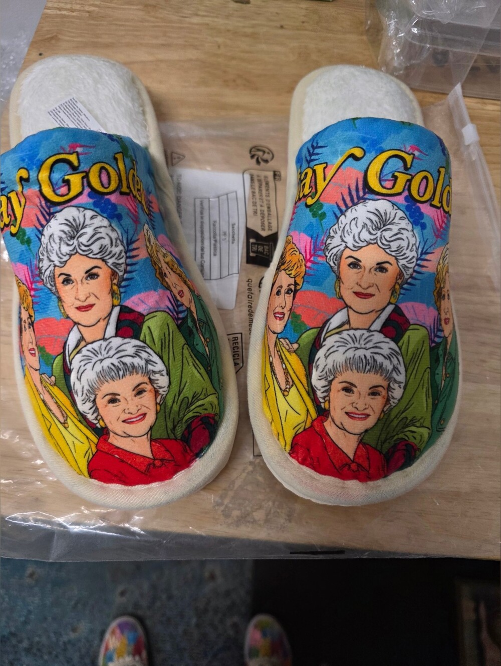 Golden Girls Plush Slippers